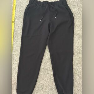 lululemon Black Pants joggers casual pants work pants size 6